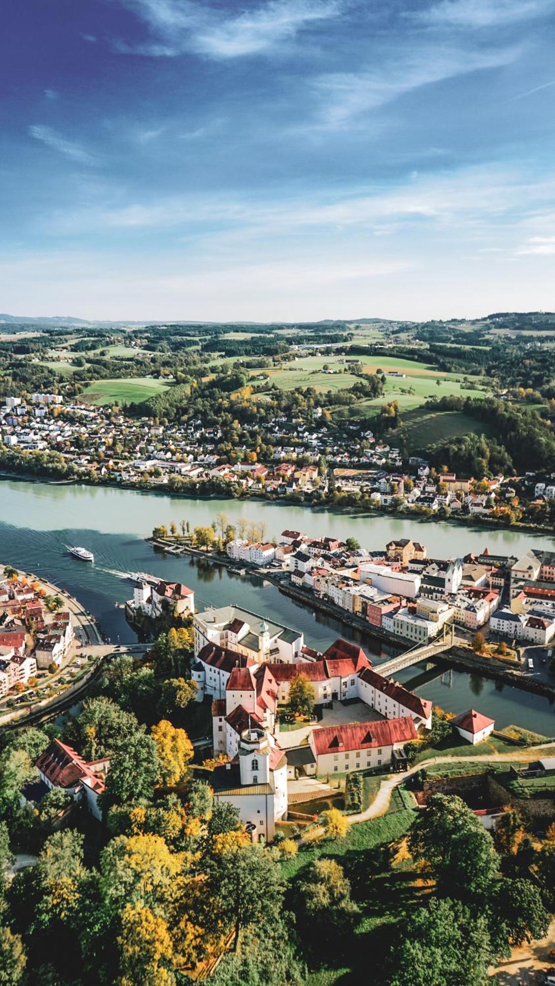 Apartment Passau A - Parken, Stilvoll, Modern & Cozy Im Zentrum Von Passau Bagian luar foto
